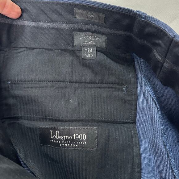 J. Crew Ludlow Classic-fit Suit Italian Stretch Wool Blend in Harbor Blue 42R - Picture 14 of 15